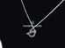 Hermes White Gold Diamond Finesse Pendant Necklace