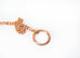 Hermes Rose Gold Echappee PM Pendant Necklace