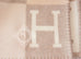 Hermes Large Camomille Beige Wool Cashmere H Avalon III Blanket - New - MAISON de LUXE - 7