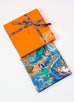 Hermes Orange Twill Silk 90 cm Into the Canadian Wild Scarf