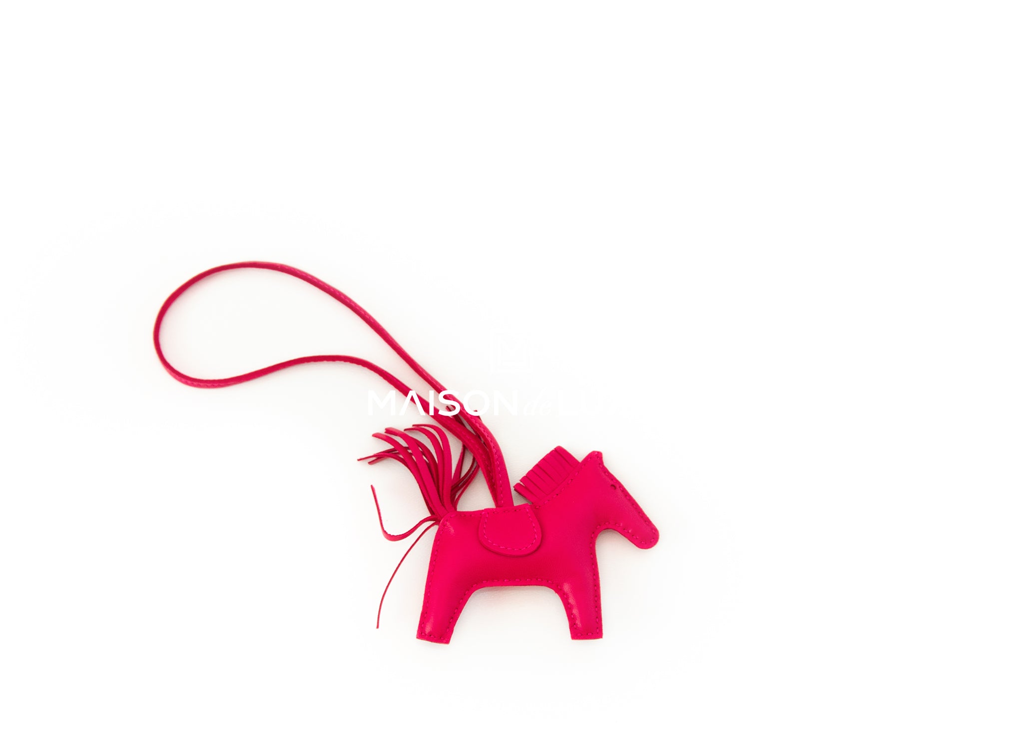 Luxe Leather Horse Charm