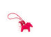 Hermes Rose Mexico Grigri Rodeo Horse Bag Charm PM