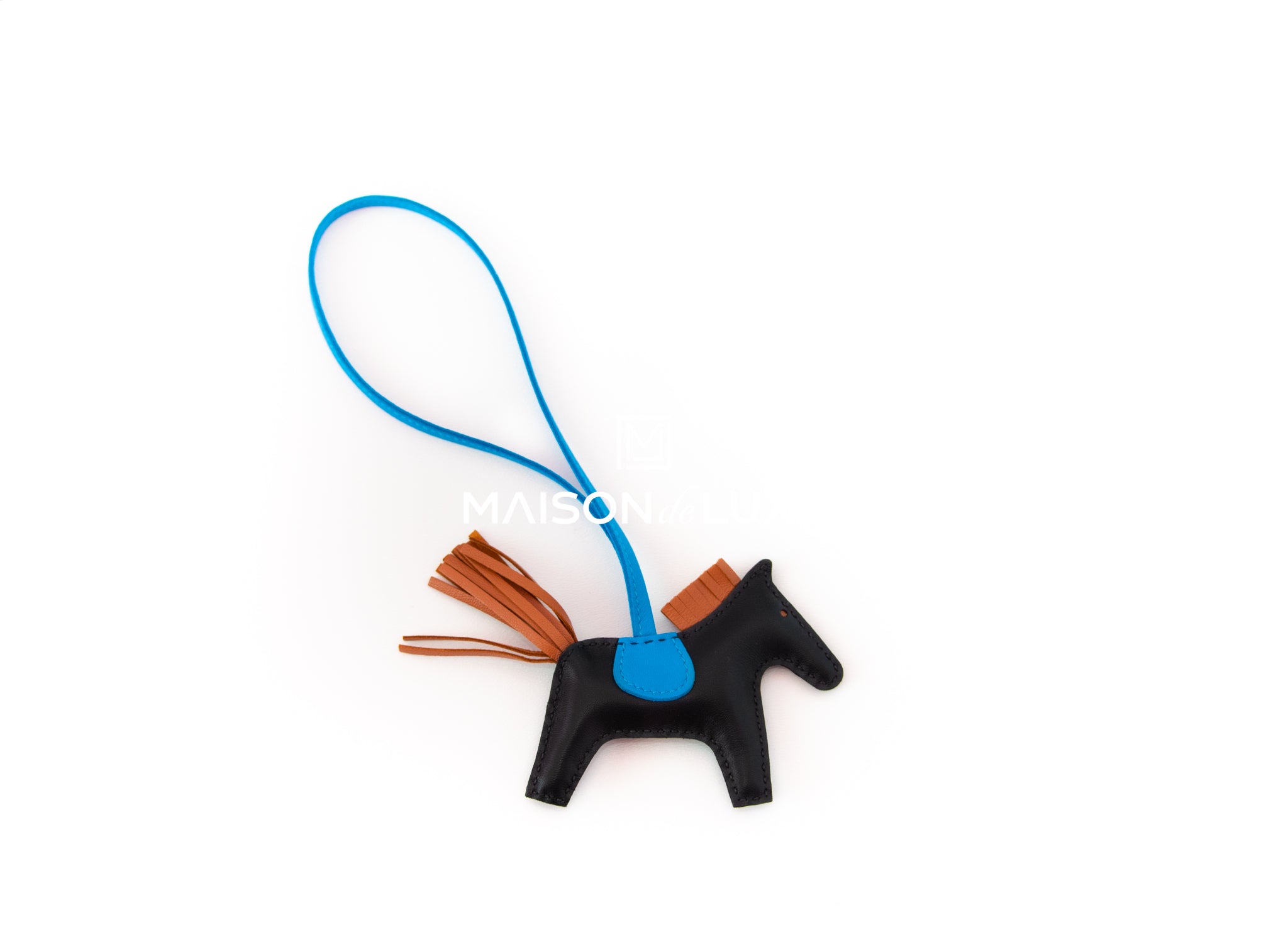 Luxe Leather Horse Charm