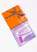 Hermes Purple Twill Silk 90 cm Sea Surf and Fun Scarf