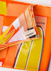 Hermes Orange Twill Silk 90 cm Sea Surf and Fun Scarf