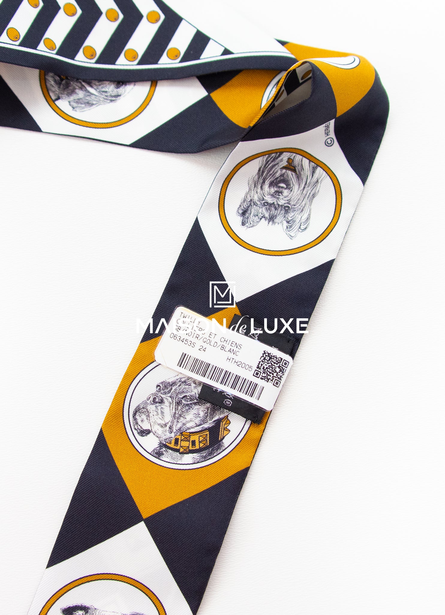 Hermes colliers et chiens twilly Clearance