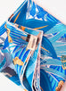 Hermes Blue Twill Silk 90 cm Jaguar Quetzal Scarf
