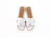 Hermes Women's White Oran Sandal Slipper 39 Shoes