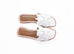 Hermes Women's White Oran Sandal Slipper 37 Shoes