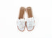 Hermes Women's White Oran Sandal Slipper 37 Shoes