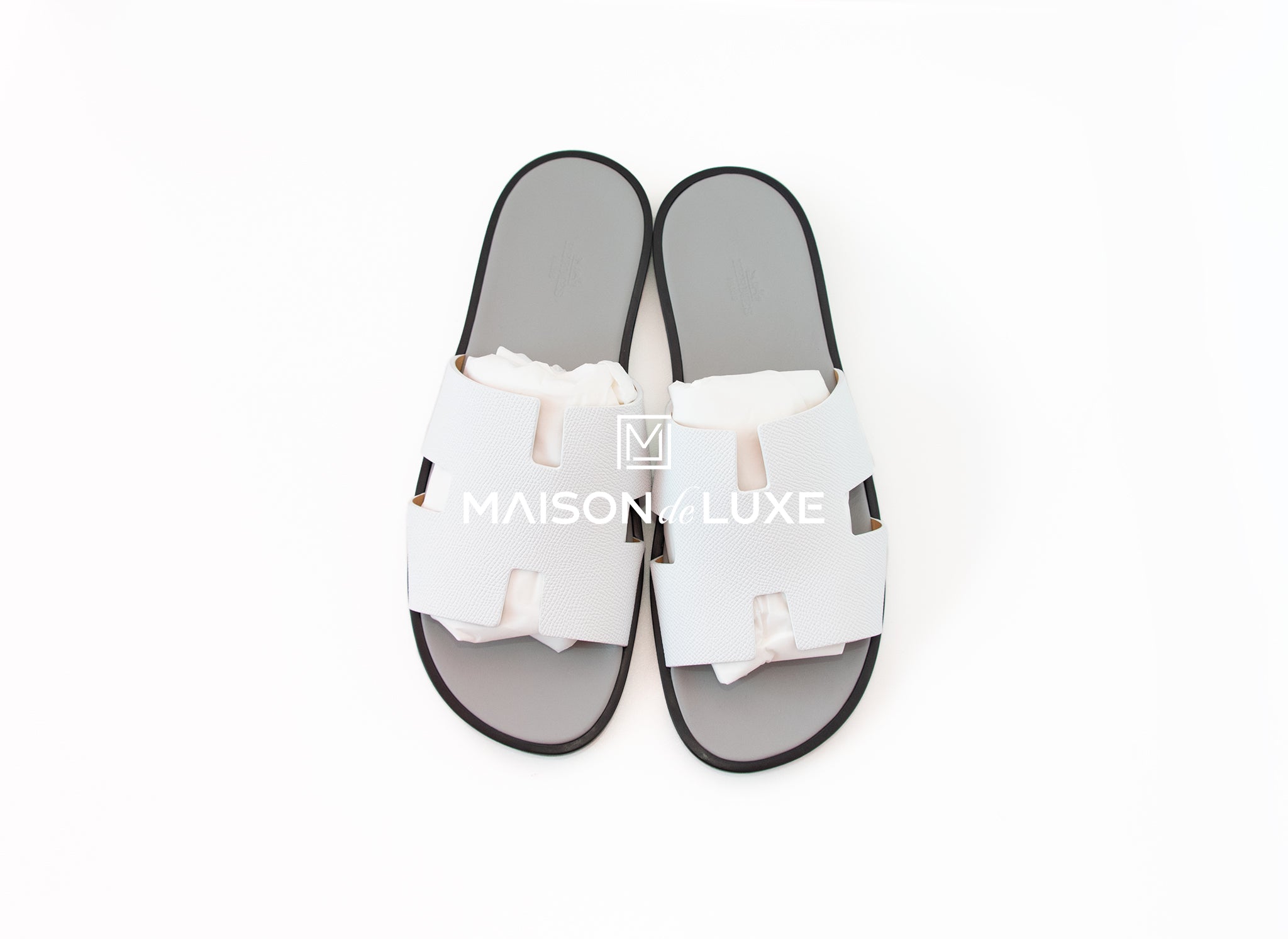 Alcatraz Island Zielig campus Hermes Mens Blanc Gris Izmir Sandal 43.5 Shoes Sandals Slippers Flip Flop –  MAISON de LUXE