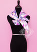 Hermes Purple Twill Silk 90 cm Sea Surf and Fun Scarf