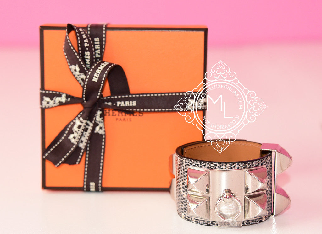 Hermes discount lizard bracelet