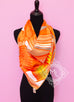 Hermes Orange Twill Silk 90 cm Sea Surf and Fun Scarf
