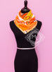 Hermes Orange Twill Silk 90 cm Sea Surf and Fun Scarf