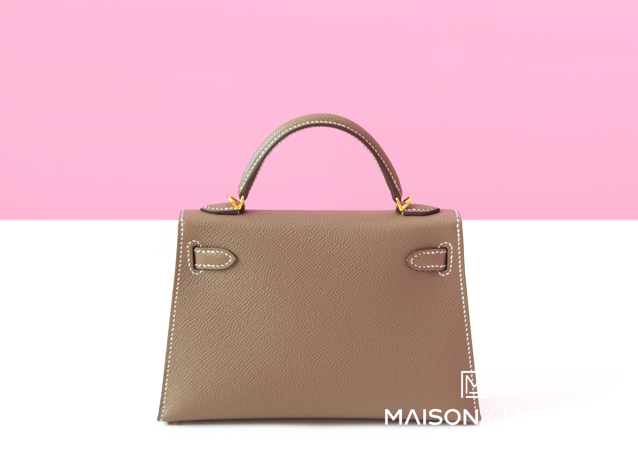 Kelly bag etoupe best sale