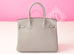 Hermes Gris Mouette Togo GHW Birkin 30 Handbag