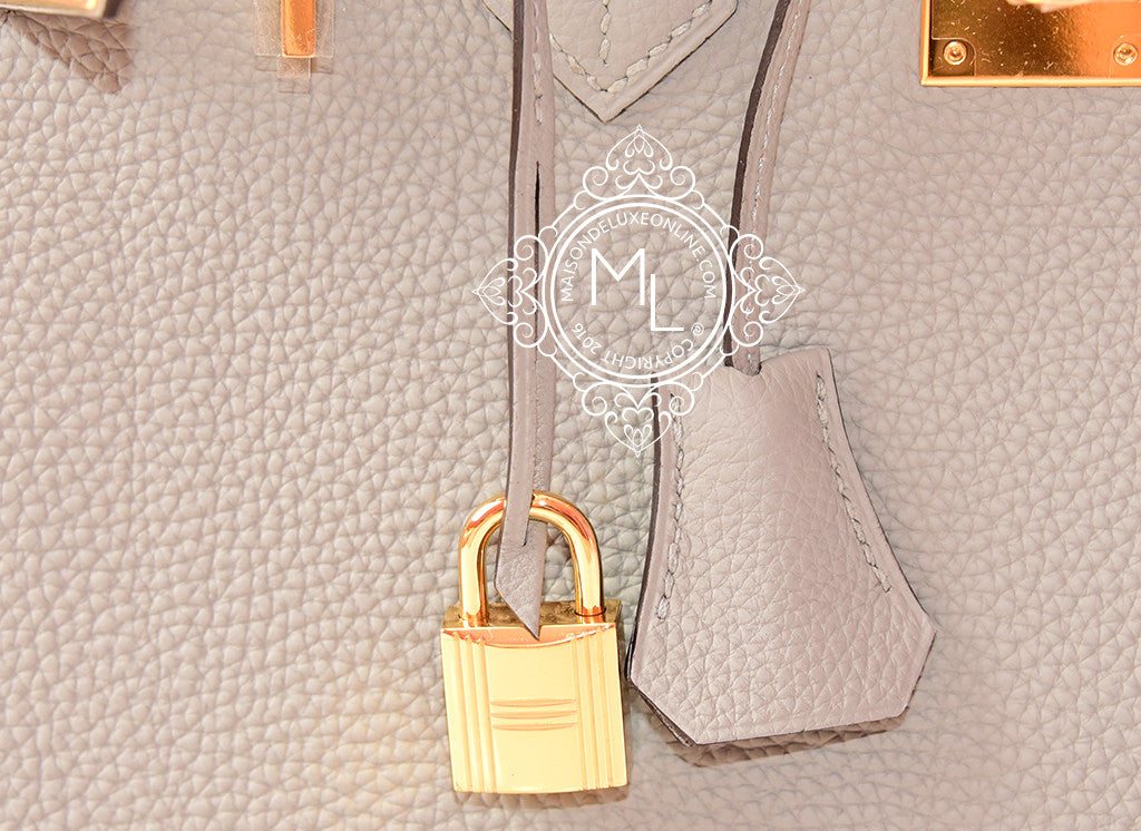 Hermes Birkin Gris Mouette 30 Bag at 1stDibs