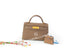 Hermes Etoupe GHW Epsom Mini Kelly II 20 cm