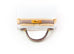 Hermes Mini Kelly II 20 Blanc / Gris Asphalt Epsom