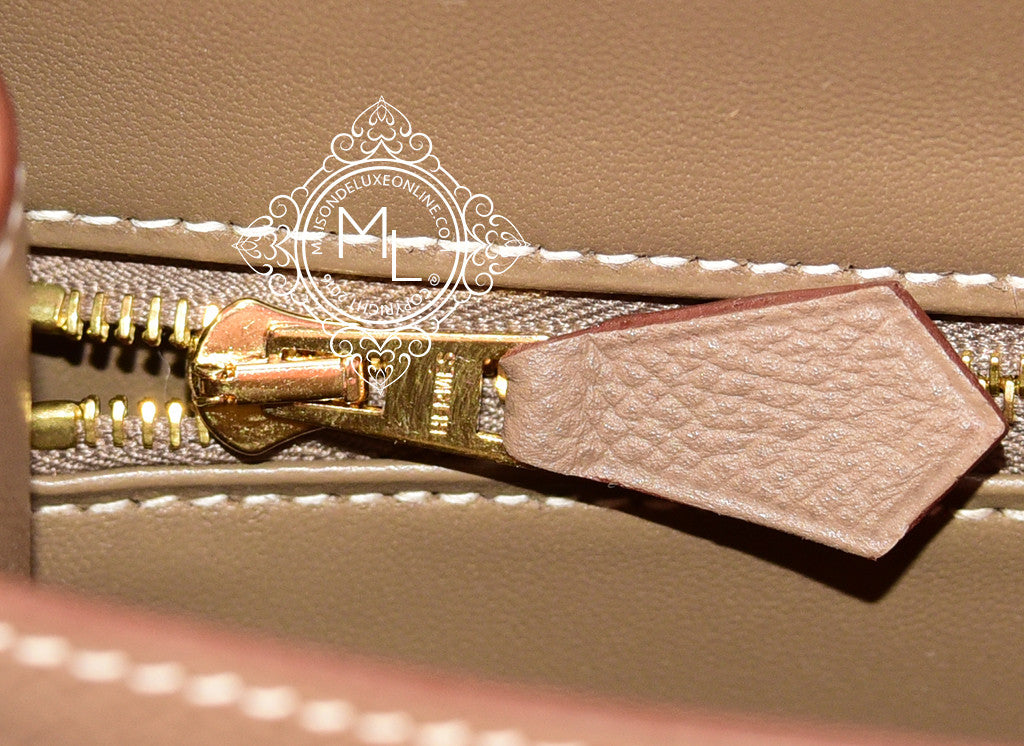 Hermès Constance PM 24cm Veau Epsom Etain Gold Hardware – SukiLux