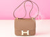 Hermes Etoupe GHW Epsom Constance MM 24 Handbag