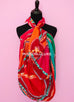 Hermes "Robe du Soir" Red Cashmere 140 GM Shawl Scarf