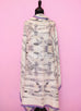 Hermes "Cavalcadour Morning" Cashmere 140 GM White Shawl Scarf