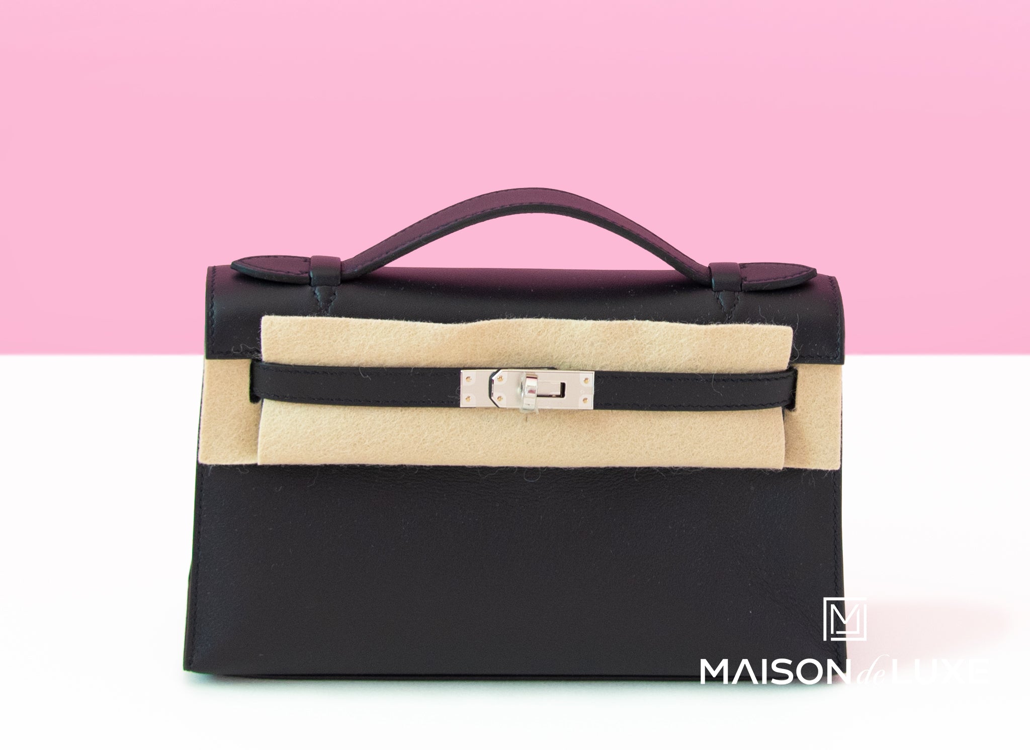 hermes kelly clutch black