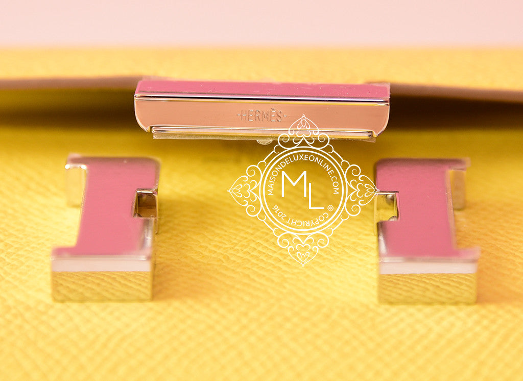 Hermes Soufre Yellow Carmen Keychain Bag Charm - MAISON de LUXE
