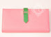 Hermes Pink Rose Confetti Bambou Bi-color Epsom Bearn Wallet
