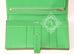 Hermes Pink Rose Confetti Bambou Bi-color Epsom Bearn Wallet