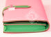 Hermes Pink Rose Confetti Bambou Bi-color Epsom Bearn Wallet