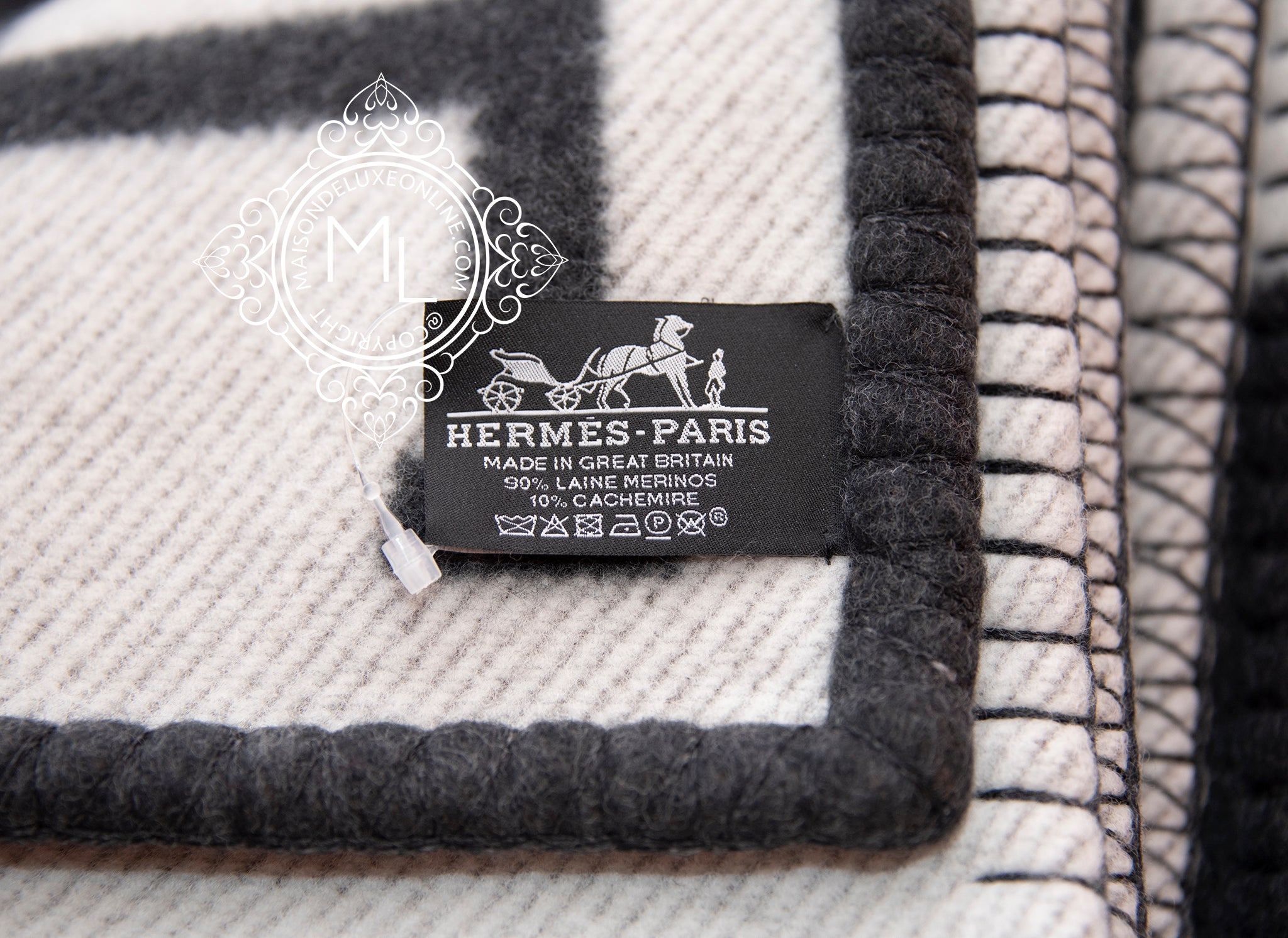 Hermes blanket tag Clearance