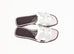 Hermes Womens Silver Oran Sandal Slipper 36 Shoes