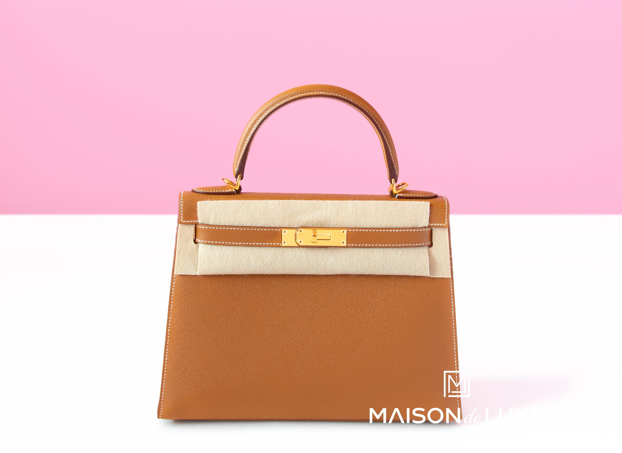 Hermès Kelly 28 Gold Epsom - Designer WishBags