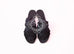 Hermes Womens Rivage Jelly Black Sandal Slipper 37 Shoes