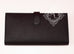 Hermes Noir Black Epsom Bearn Long Wallet Clutch