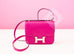 Hermes Constance Mini 18 Rose Pourpre Ostrich Handbag