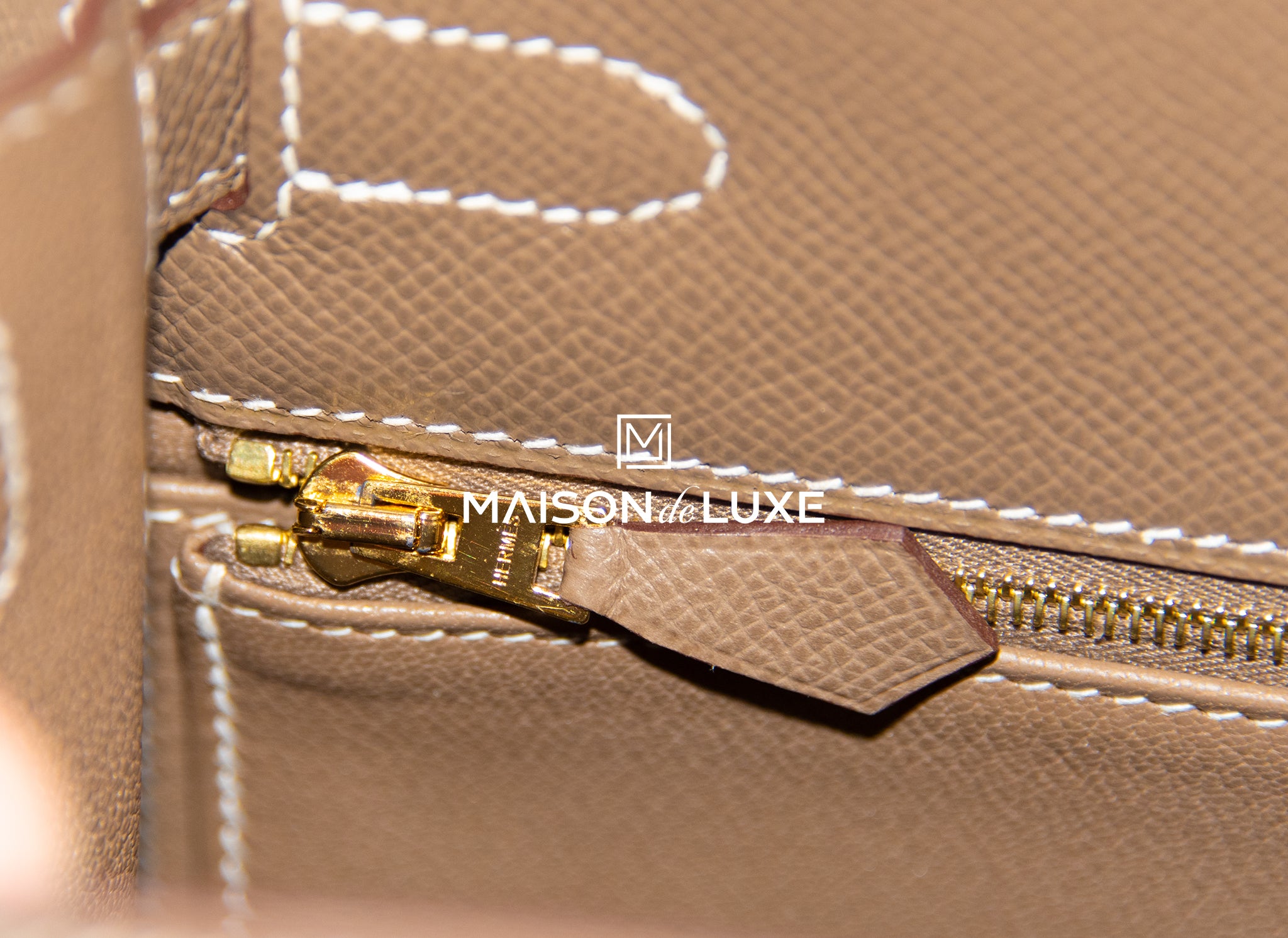 Hermes Kelly Sellier 28 Etoupe Epsom Gold Hardware – Madison Avenue Couture