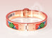 Hermes Balades Equestres Folk Enamel Bangle S