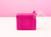 Hermes Roulis Mini 18 Rose Scheherazade Crocodile Alligator Handbag