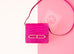 Hermes Roulis Mini 18 Rose Scheherazade Crocodile Alligator Handbag