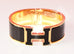 Hermes Black Clic Clac Gold Hardware Bracelet PM