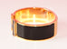 Hermes Black Clic Clac Gold Hardware Bracelet PM