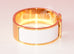 Hermes White Clic Clac Gold Hardware Bracelet PM
