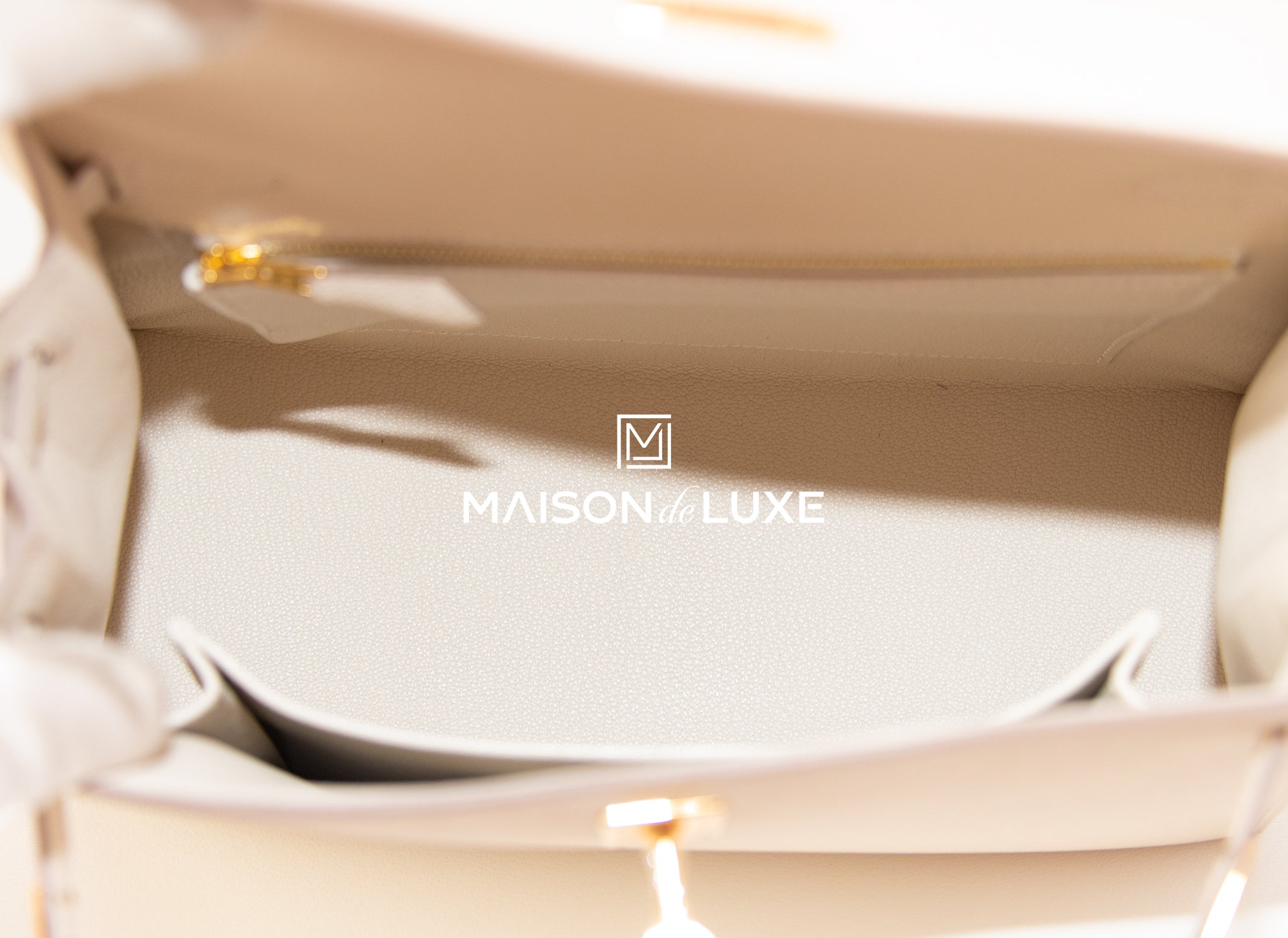Hermes Kelly Sellier 25 Craie Epsom Gold Hardware – Madison Avenue