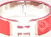 Hermes Red Clic Clac Palladium Hardware Bracelet PM