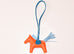 Hermes Feu Celeste Rodeo Bag Charm PM