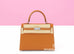 Hermes Kelly Sellier 25 Gold Brown Epsom - front